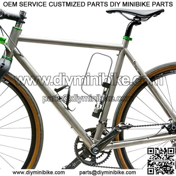 Mini+ Titanium Bike Locks. This Bicycle U Lock with Mounting Clip is Heavy Duty, Lightweight & High Security. Features Disc-Style U-Locks with 2 Keys (4"/102mm Wide, 8"/203mm Long) - Image 3