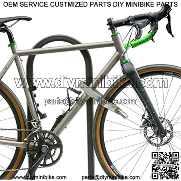Mini+ Titanium Bike Locks. This Bicycle U Lock with Mounting Clip is Heavy Duty, Lightweight & High Security. Features Disc-Style U-Locks with 2 Keys (4"/102mm Wide, 8"/203mm Long) - Image 4
