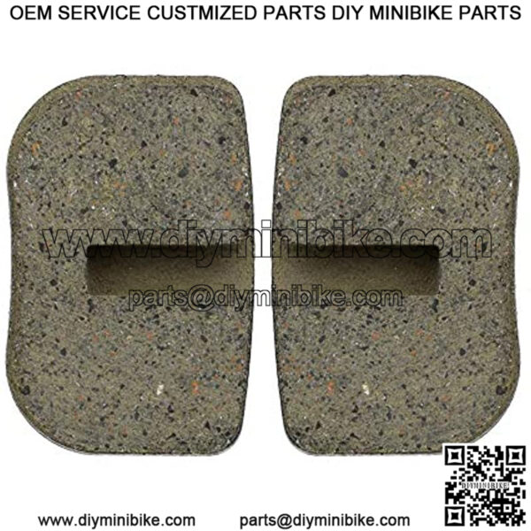 Disc Brake Pads for CT100U Mini Bike 97cc 2.8hp DB30 Mini Doodlebug WARRIOR MB165 MB200 5.5HP 6.5HP196cc MBX10 MBX11 Mini Bike Moto MM-B80 Parts