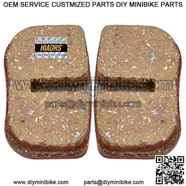 Red Disc Brake Pads Set for Motovox MBX10 MBX11 79cc Doodlebug Dirtbug 97cc 2.8HP DB30 Moto MM-BB80 Mini Bike Parts 3 Pair - Image 3