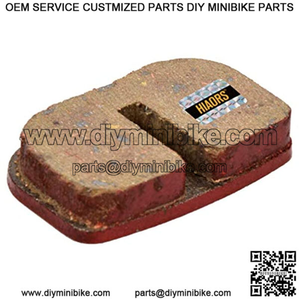 Red Disc Brake Pads Set for Motovox MBX10 MBX11 79cc Doodlebug Dirtbug 97cc 2.8HP DB30 Moto MM-BB80 Mini Bike Parts 3 Pair - Image 5