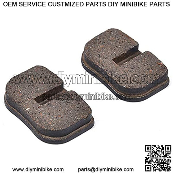 Brake Pads Set Replacement for MBX10 MBX11 79cc MM-BB80 Mini Bike