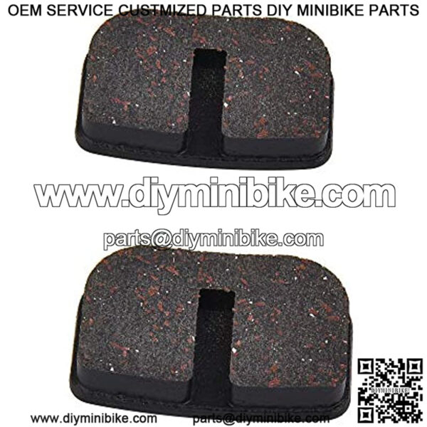 Brake Pads Set Replacement for MM-B80 Mini Bike - Image 5