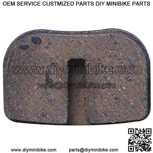 Rear Brake Pads 2 Sets for 97cc 2.8hp DB30 Mini Doodlebug WARRIOR MB165 MB200 5.5HP 6.5HP196cc Motovox MBX10 MBX11 Coleman CT100U Mini Bike Moto MM-B80 Parts - Image 2