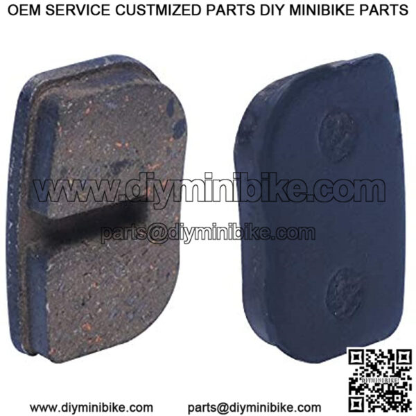 Rear Brake Pads 2 Sets for 97cc 2.8hp DB30 Mini Doodlebug WARRIOR MB165 MB200 5.5HP 6.5HP196cc Motovox MBX10 MBX11 Coleman CT100U Mini Bike Moto MM-B80 Parts - Image 4