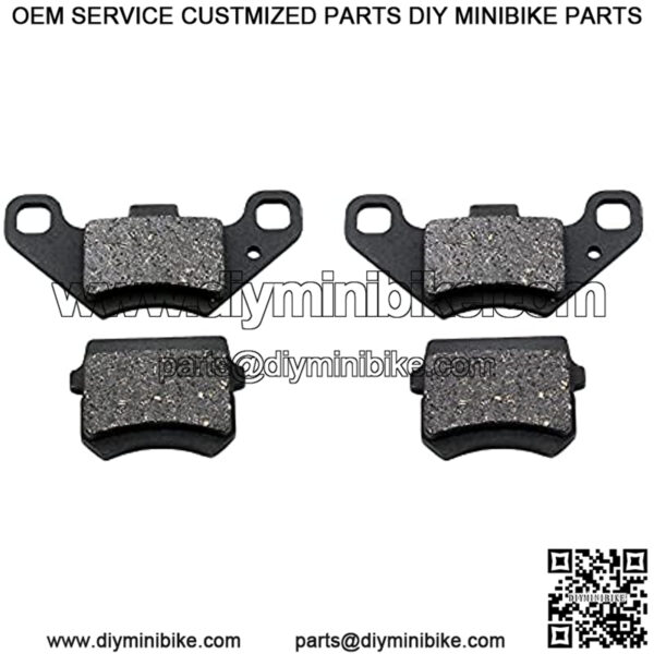 2sets Rear Disc Brake Pad Pads 50cc 70cc 90cc 110cc 125cc 150cc 200cc 250cc ATV Go Kart Pit Dirt Bike Mini Quad