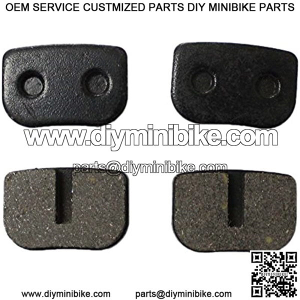 Mini Bike Brake Pads (2-pack) Doodlebug, Racer, Blitz, Motovox, Dirt Bug, Mini Bikes