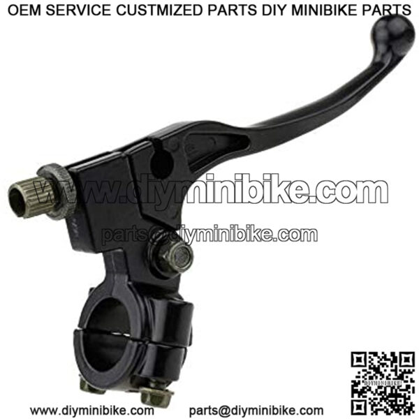 Left Clutch Powersports Brake Lever 22mm for Coleman CT200U Trail 200 Mini Bike 196cc 98cc Bike Parts??Black??