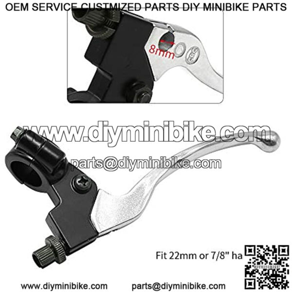 Bike Brake Handle 22mm Left Clutch Brake lever For Coleman CT200U Trail 200 Mini Bike 196cc 98cc Bike Parts - Image 3