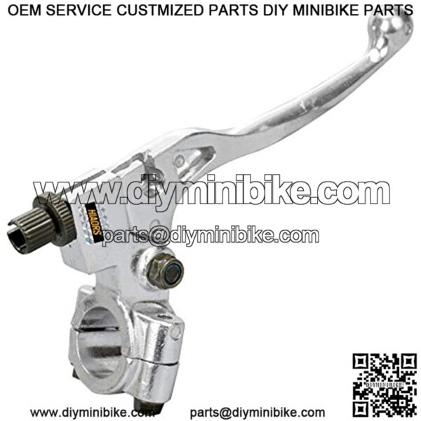 Silver Brake Clutch Handle Lever for CT100U CC100X Mini Trail Bike 98cc 3HP 196cc 200cc Extreme Mini Bike 22mm 7/8" Handler bar Parts - Image 4