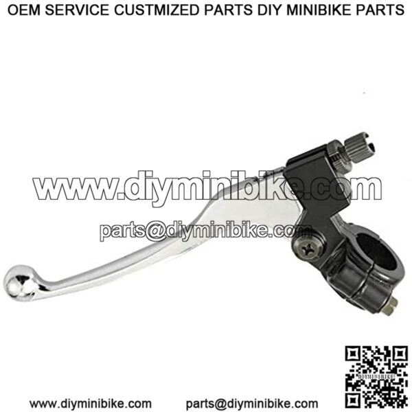 22mm Aluminum Alloy Plating Left Clutch Brake Lever Compatible with CT200U Trail 200 Mini Bike 196cc 98cc Bike Parts