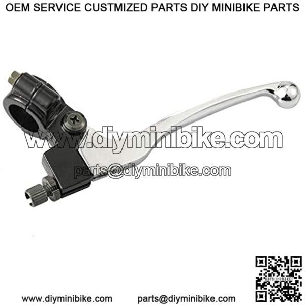 22mm Aluminum Alloy Plating Left Clutch Brake Lever Compatible with CT200U Trail 200 Mini Bike 196cc 98cc Bike Parts - Image 4