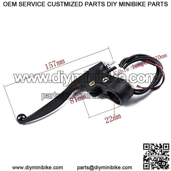 Left Brake & Right Hand Brake Master Cylinder Lever for Electric Scooter Go kart Mini Chopper Pocket Bike - Image 3