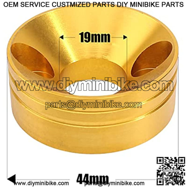 42mm 43mm 44mm Golden Air filter Adapter Velocity Stack for 33cc 43cc 47cc 49cc 50cc 52cc Minimoto 2-stroke Dirt Mini Pocket Bike Kids ATV Go Kart Goped Blad Gas Powered Scooter Motovox MVS10 - Image 4