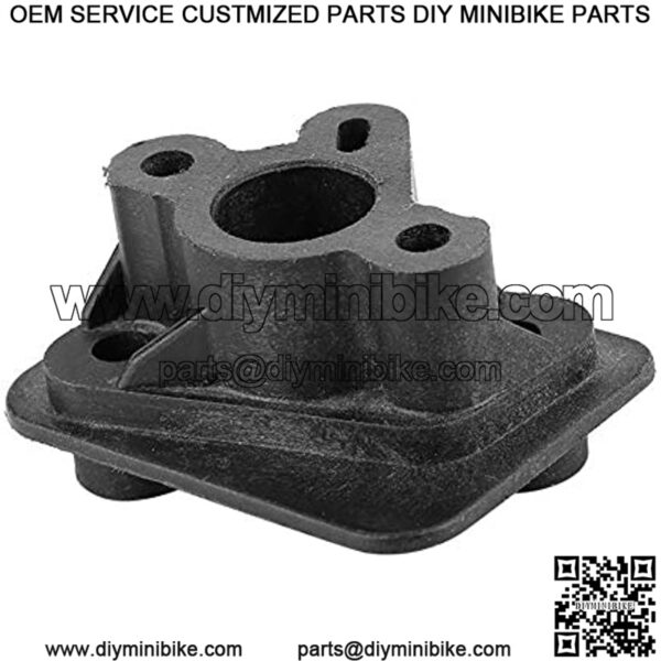 Air Intake Manifold Adaptor, Lightweight Wearproof Black Mini Bikes Part Heatproof for 43cc 49cc - Image 4