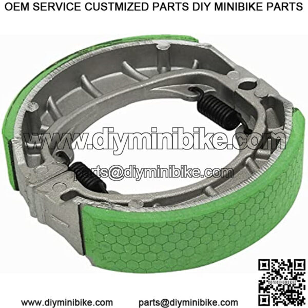 Mini Bike Brake Pad Shoes for Coleman CT200U MB200 BT200X MB165 Massimo Baja Mini Bike Brake Shoes GY6 49cc 50cc 150cc Scooter Moped CG125 105mm Drum Shoes