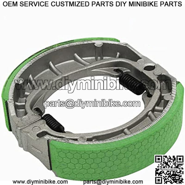 Mini Bike Brake Pad Shoes for Coleman CT200U MB200 BT200X MB165 Massimo Baja Mini Bike Brake Shoes GY6 49cc 50cc 150cc Scooter Moped CG125 105mm Drum Shoes - Image 2