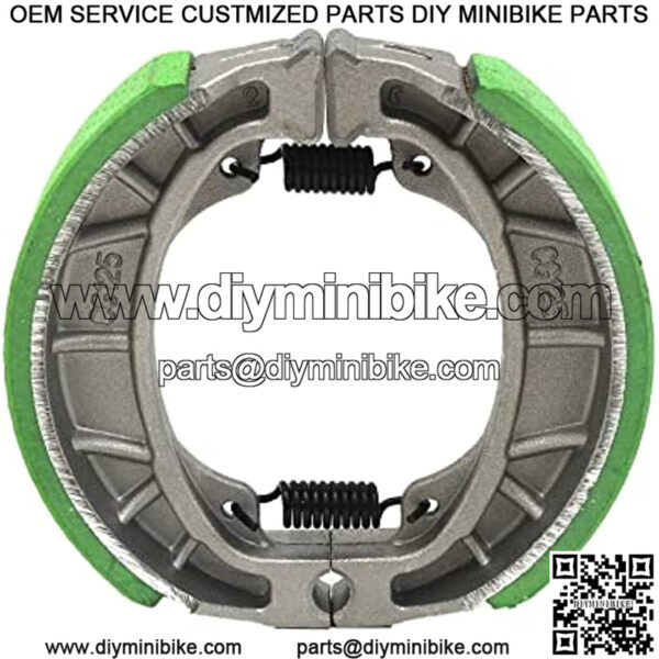 Mini Bike Brake Pad Shoes for Coleman CT200U MB200 BT200X MB165 Massimo Baja Mini Bike Brake Shoes GY6 49cc 50cc 150cc Scooter Moped CG125 105mm Drum Shoes - Image 4