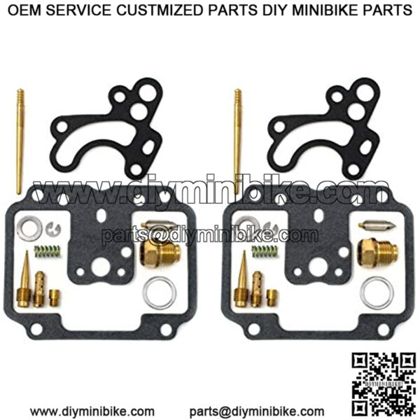 DP 0101-072 Carburetor Rebuild Repair Parts Kit (Set of 2) Compatible with Kawasaki 76-79 KZ750