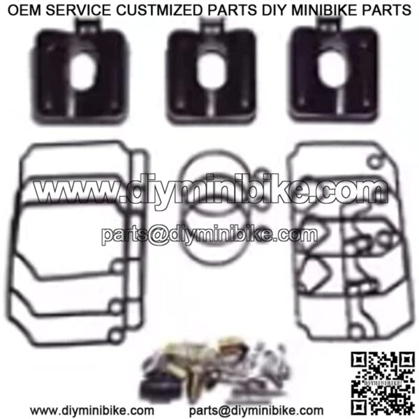 Carburetor Repair Kit for Yamaha 40-50HP 2-Stroke Outboards Carburetor Replaces Yamaha 6H4-W0093-03-00 6H4-W0093-02-00 Sierra 18-7768