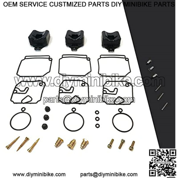 The ROP Shop Carburetor Repair Kit for Many Yamaha 40HP & 50HP, 2-Stroke Outboard Engines