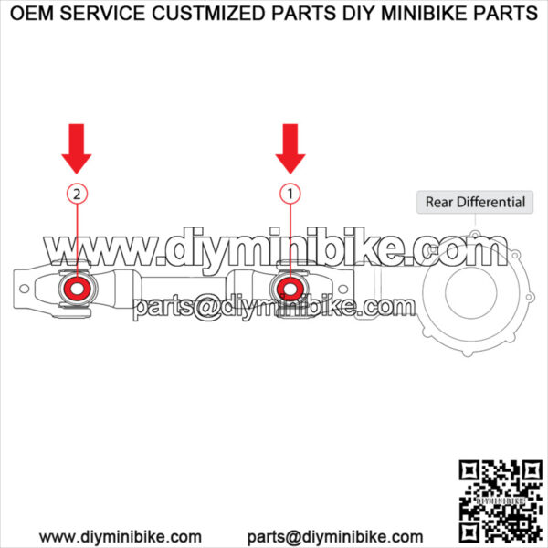 U-Joint Kit for Can-Am 703000022 705500304 715500371 715900186 715900326 - Image 3