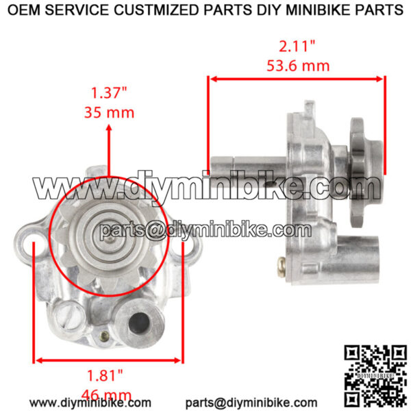 Oil Pump Assembly w/ Rotor for Yamaha YZ450F YZ450 F 2006 2007 2008 2009 - 2013 - Image 2