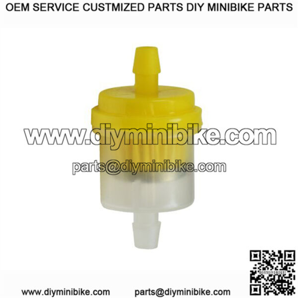 Fuel Filter with Plastic Case for Go-Karts