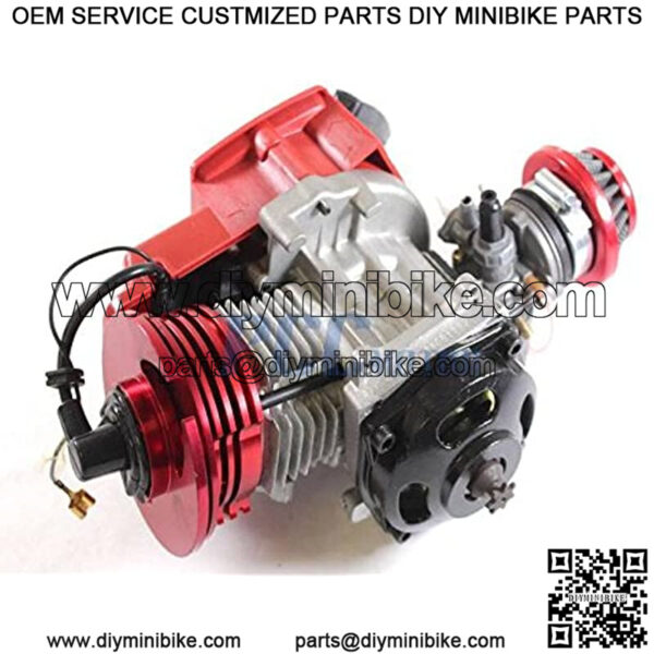 49CC 2-STROKE HIGH PERFORMANCE STAGE 3 ENGINE MOTOR POCKET MINI BIKE ATV EN07