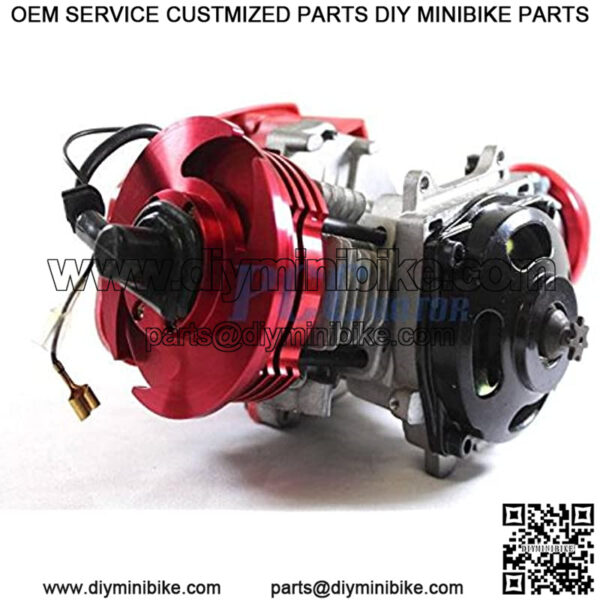 49CC 2-STROKE HIGH PERFORMANCE STAGE 3 ENGINE MOTOR POCKET MINI BIKE ATV EN07 - Image 2