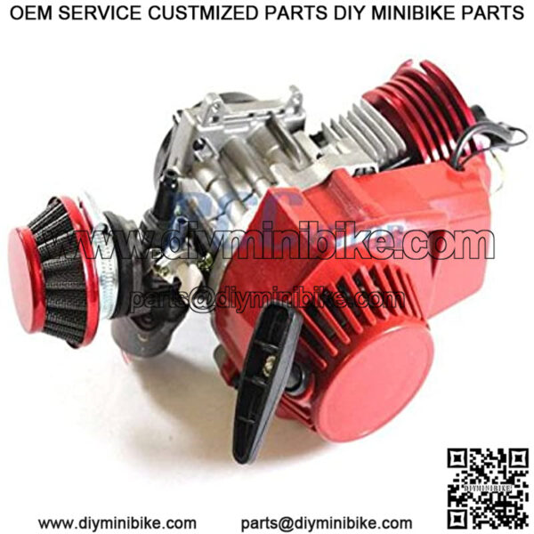 49CC 2-STROKE HIGH PERFORMANCE STAGE 3 ENGINE MOTOR POCKET MINI BIKE ATV EN07 - Image 3