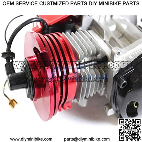 49CC 2-STROKE HIGH PERFORMANCE STAGE 3 ENGINE MOTOR POCKET MINI BIKE ATV EN07 - Image 4