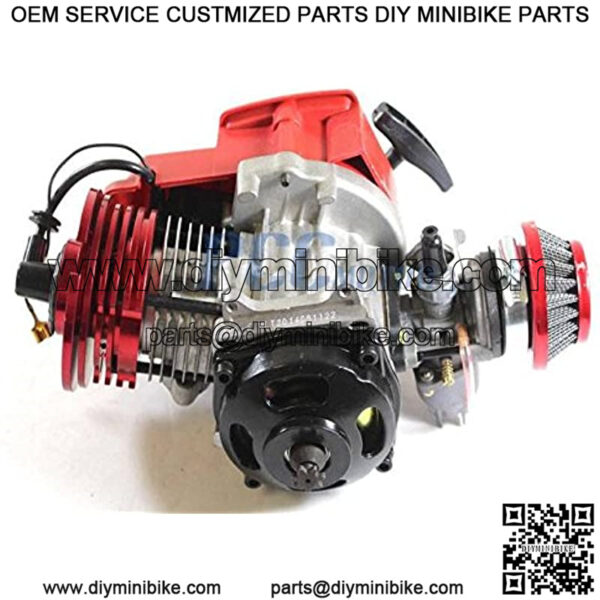 49CC 2-STROKE HIGH PERFORMANCE STAGE 3 ENGINE MOTOR POCKET MINI BIKE ATV EN07 - Image 5