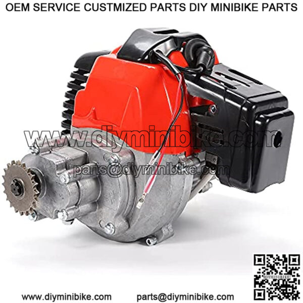 2-Stroke 49CC Pull Start Mini Choppers Engine Motor Mini Pocket Engine for Pit Bike ATV Buggy Single Cylinder Engine - Image 4