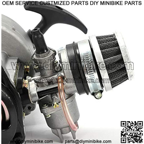 49cc 2 Stroke Engine Motor, Pull Start Mini Gas Engine Starter Motor 1.3HP for Pocket Bike Mini Dirt Bike ATV Scooter - Image 5