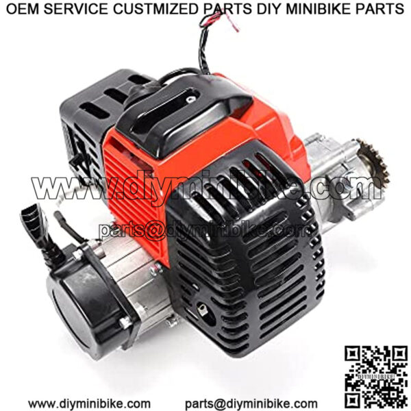 2 Stroke 49cc Engine Single Cylinder Pull Start Mini Chopper/Bike Exhaust Air Cooled Motor Aluminum Replacement Parts For Pocket Mini Pit Dirt Bike ATV Quad Bike??