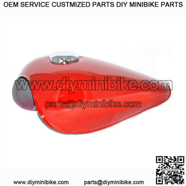 Decoractive Fuel Tank for Baja MB165 & Falcon Mini Bikes (Red)