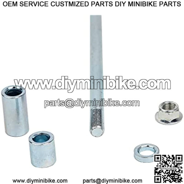 12mm 280mm Front Rear Axle with Bushing 5mm 20mm 30mm Fit for Pit Dirt Bike Moped Scooter QUAD ATV Mini Bike Parts - Image 5