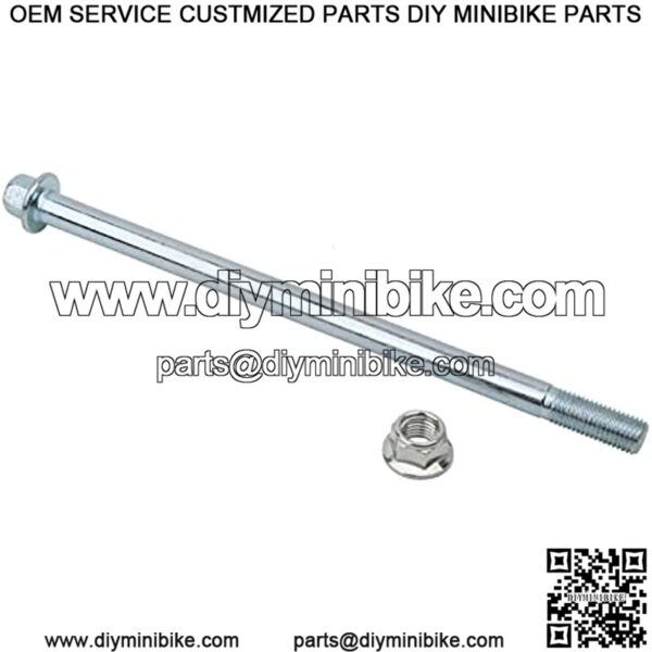 10mm 185mm Front Rear Axle Fit for Motorcycle Pit Dirt Bike Moped Scooter QUAD ATV Mini Bike Parts - Image 2