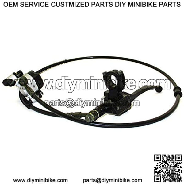 Upgraded Hydraulic Brake System 50 Incch Hose For Mini Bike Doodlebug DB30 Minibikes Go Karts - Image 3