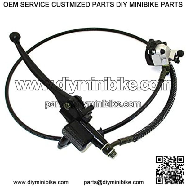 Upgraded Hydraulic Brake System 50 Incch Hose For Mini Bike Doodlebug DB30 Minibikes Go Karts - Image 4