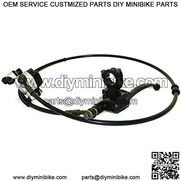 Upgraded Hydraulic Brake System For Mini Bike Doodlebug DB30 50" Hose - Image 3