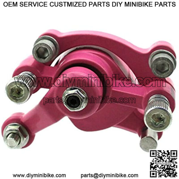 Rear Disc Brake Caliper For 97cc Mini Bike DoodleBug BLITZ DB30 DB30S DB30R(Pink) - Image 2