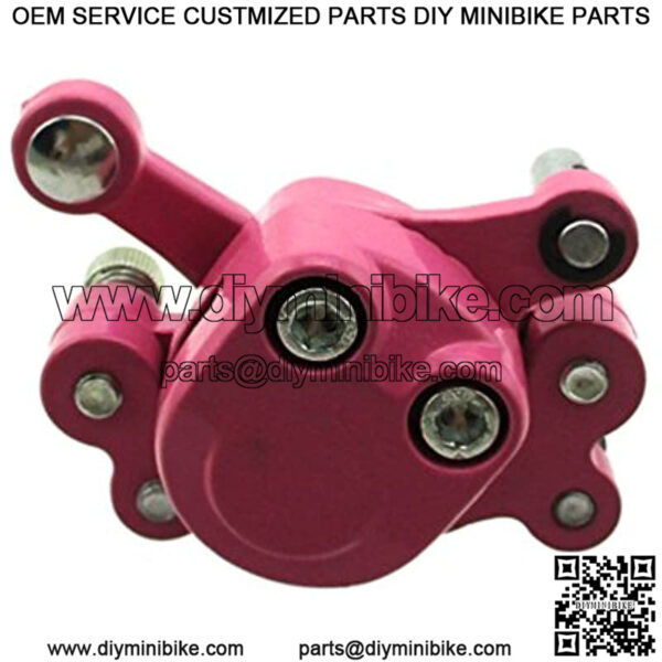 Rear Disc Brake Caliper For 97cc Mini Bike DoodleBug BLITZ DB30 DB30S DB30R(Pink) - Image 3