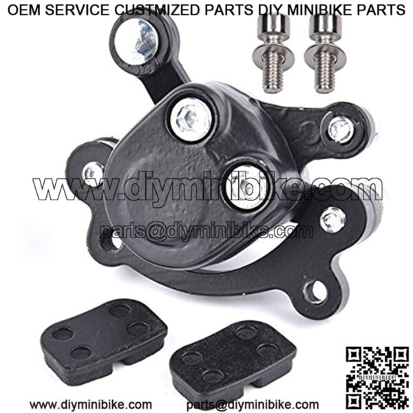 Disc Brake Caliper Replaced Pad for 97cc 2.8HP DB30 Doodle Bug Mini Dirt Bike Moto Classic Electric Razor MX500 Mini Bike 33cc 43cc 47cc 49cc Mini Moto ATV Gas Scooter Kids Dirt Pocket Bike