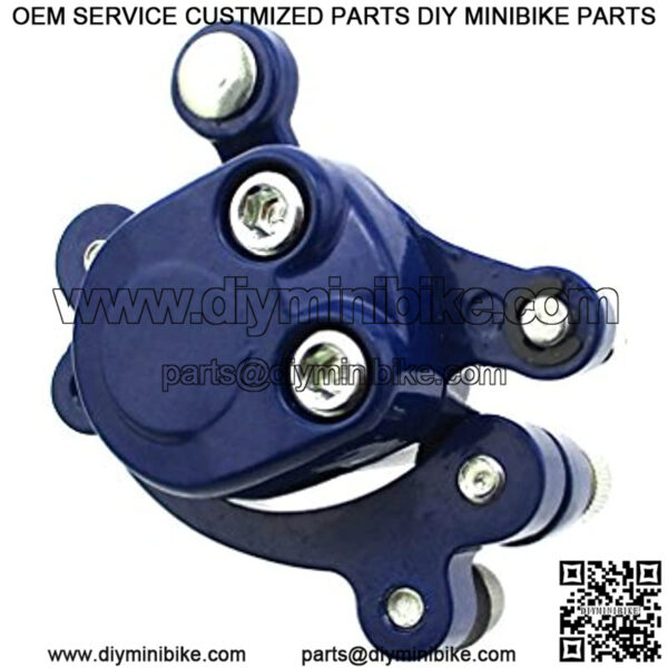 Blue Rear Disc Brake Caliper For 97cc Mini Bike DoodleBug BLITZ DB30 DB30S DB30R - Image 4