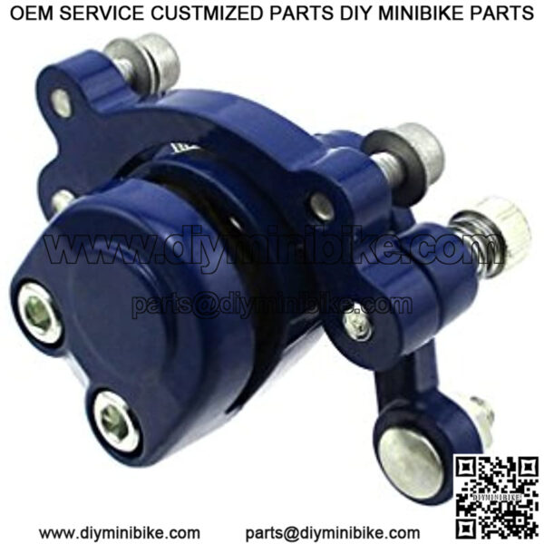 Blue Rear Disc Brake Caliper For 97cc Mini Bike DoodleBug BLITZ DB30 DB30S DB30R - Image 5