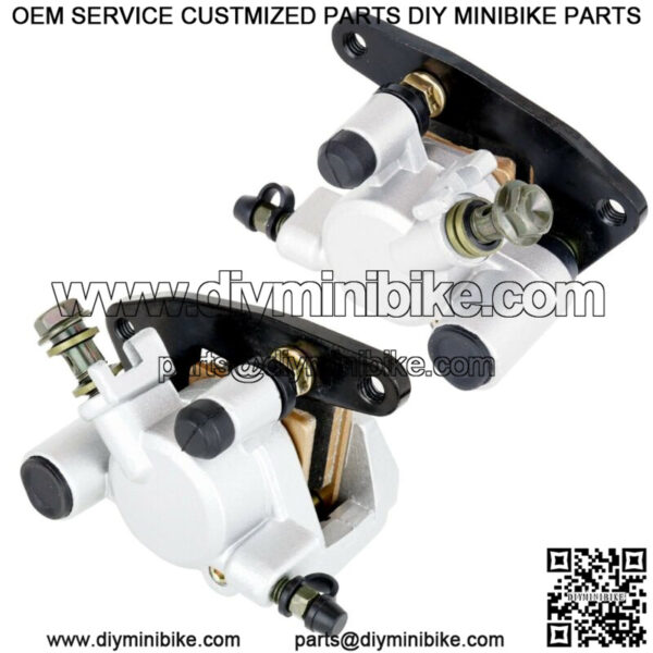 Front Left Right Brake Caliper w/Pads for Yamaha Raptor 660R YFM660R 2001 - 2005 - Image 2