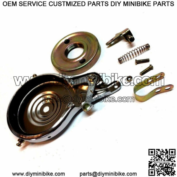 BAND DRUM BRAKE ASSEMBLY WITH 90MM ROTOR (SILVER) FOR RAZOR MX350,MX400, MX500,