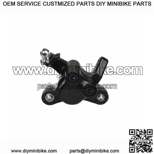 Black Brake Caliper with Right Arm for Scooters & Mini Bikes - Image 2